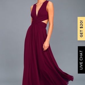 Lulus Plum Maxi Dress